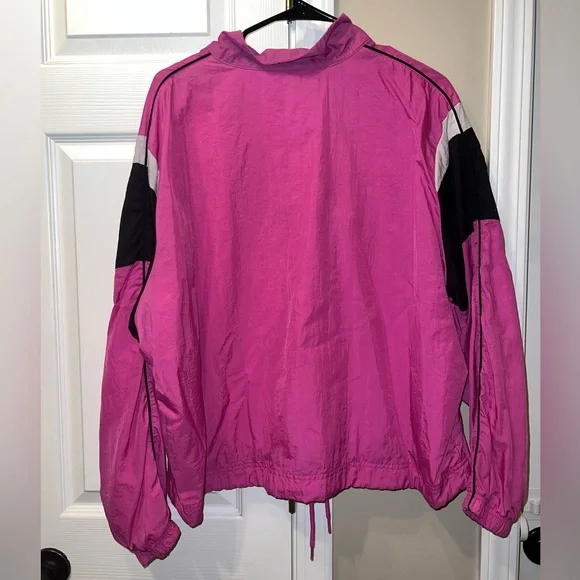Nike Women's Pink Windbreaker Jacket Size L - Picture 5 of 6